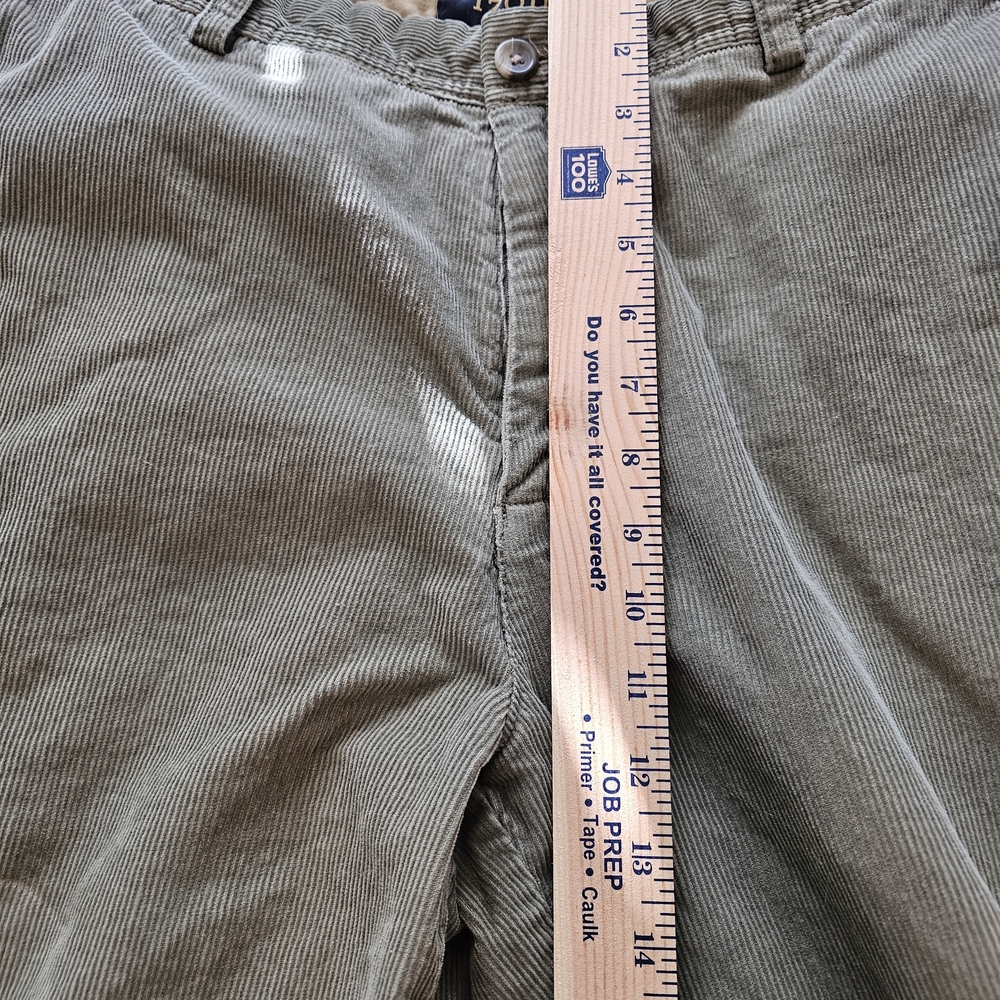 Izod Men's Corduroy Pants in Olive - Picture 11 of 11